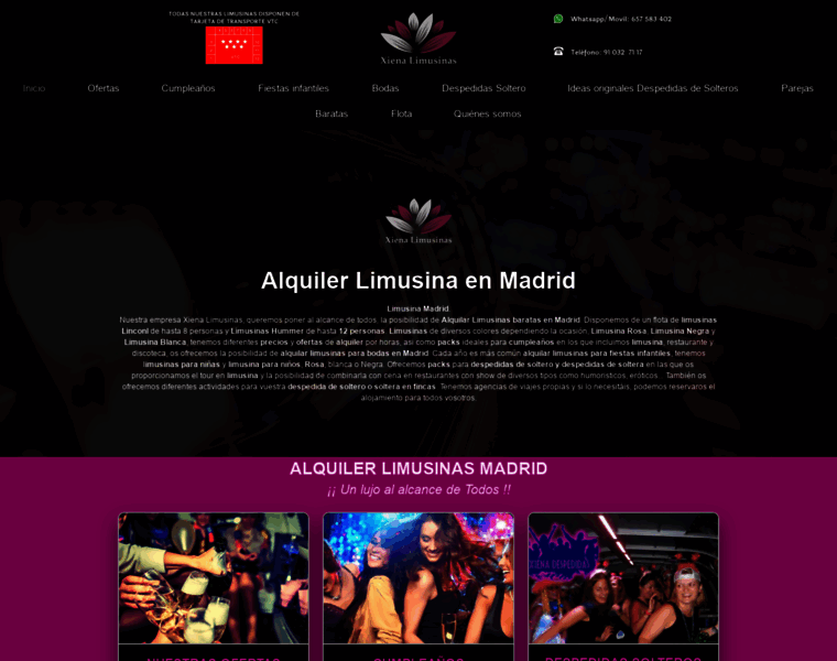Alquiler-limusinas-madrid.com thumbnail