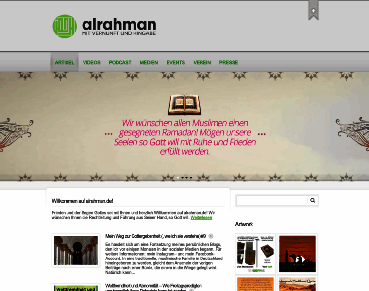 Alrahman.de thumbnail