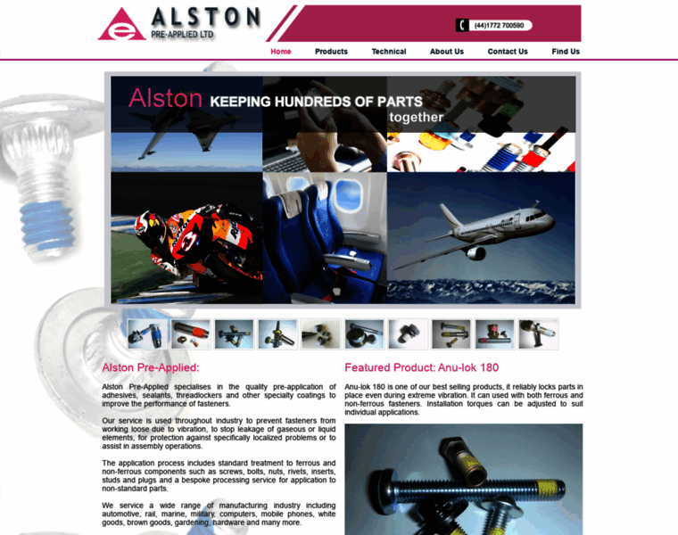 Alstonpreapplied.com thumbnail