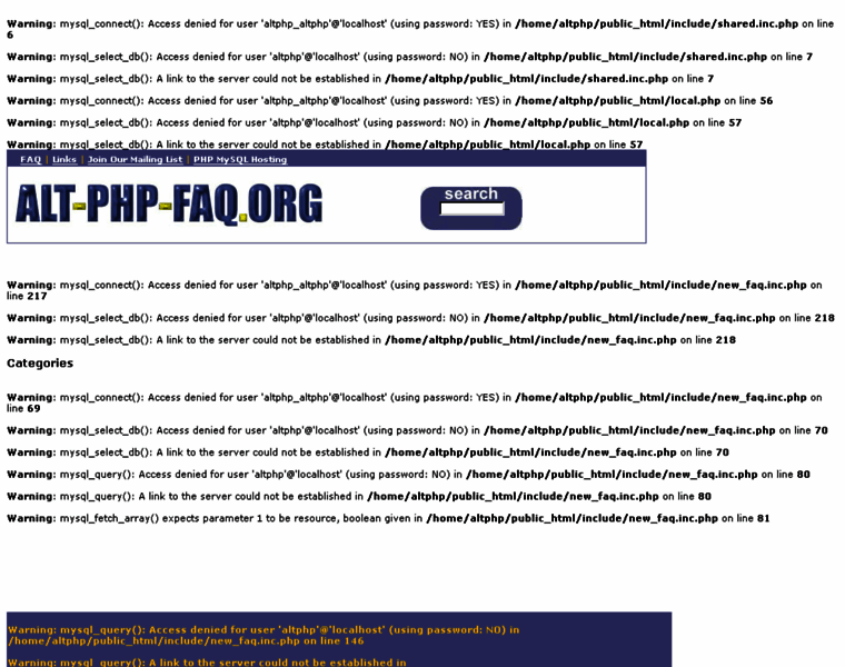 Alt-php-faq.org thumbnail