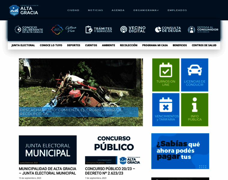 Altagracia.gov.ar thumbnail