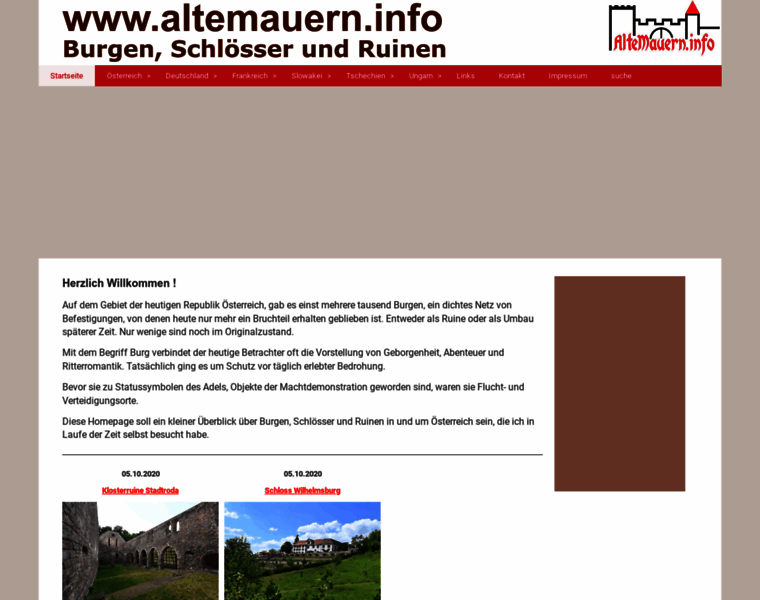 Altemauern.info thumbnail