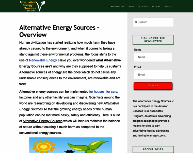 Alternativeenergysourcesv.com thumbnail