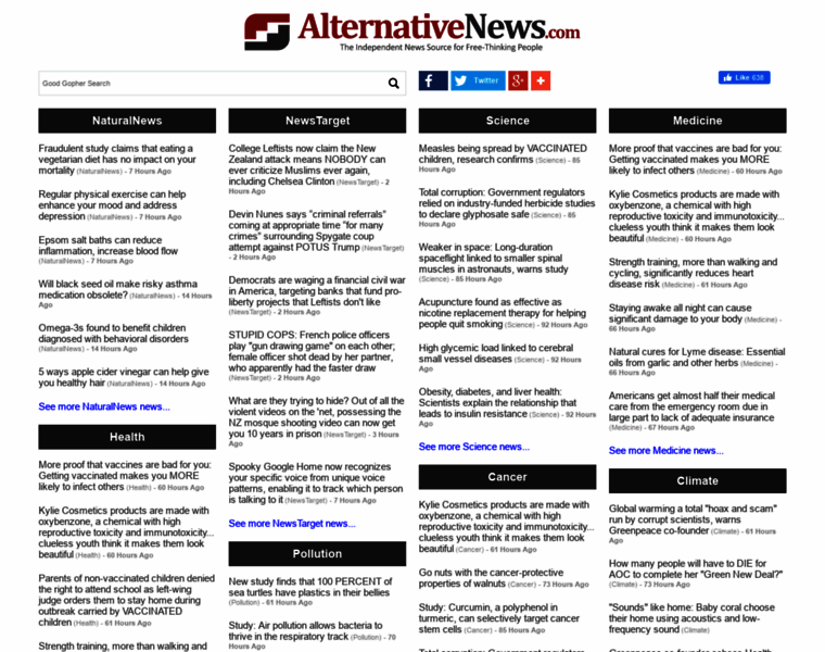 Alternativenews.com thumbnail