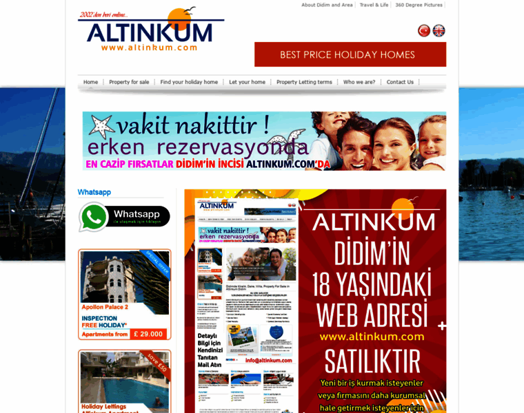 Altinkum.com thumbnail