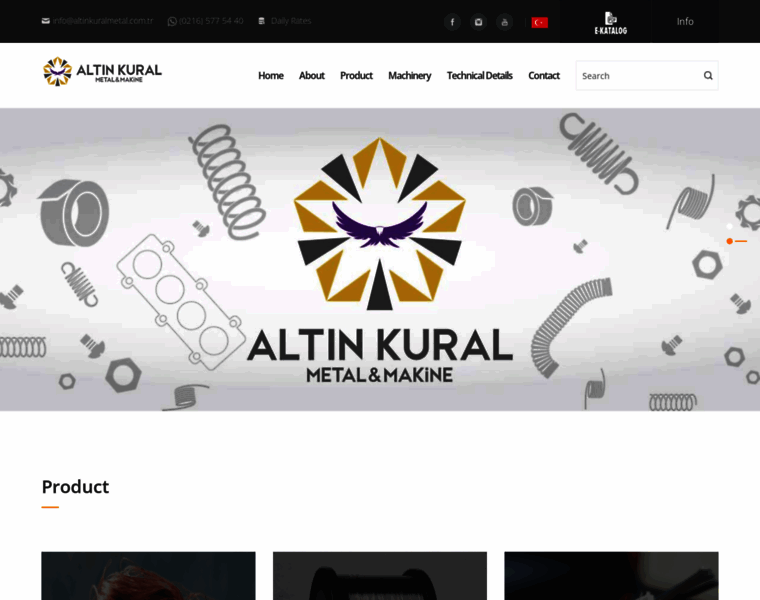 Altinkuralmetal.com thumbnail