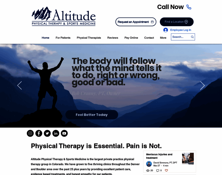 Altitudephysicaltherapy.com thumbnail