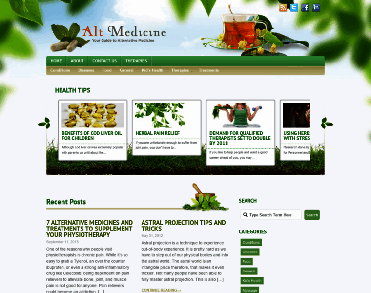 Altmedicine.org thumbnail