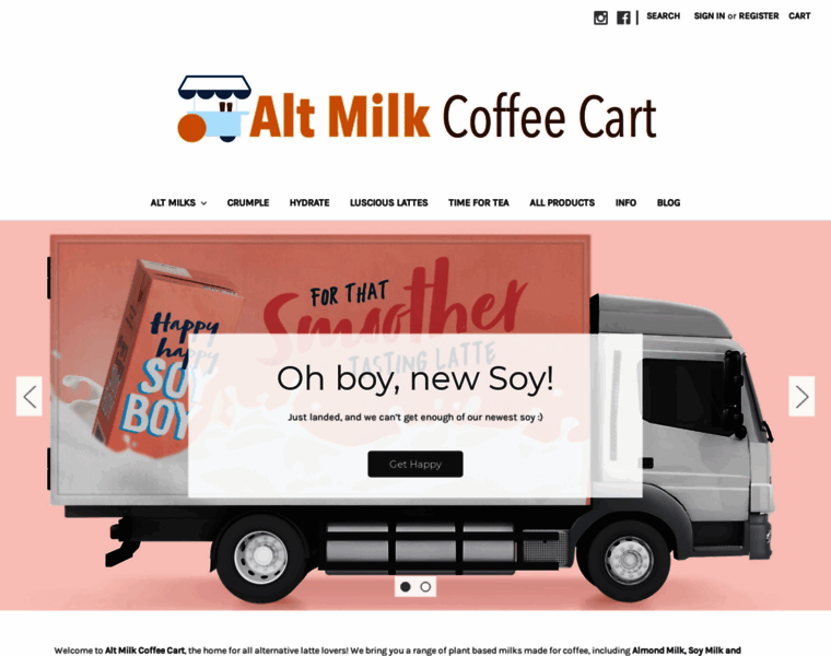 Altmilkcoffeecart.com.au thumbnail