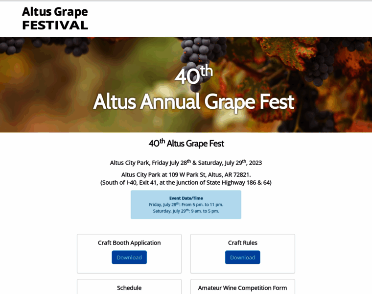 Altusgrapefest.com thumbnail