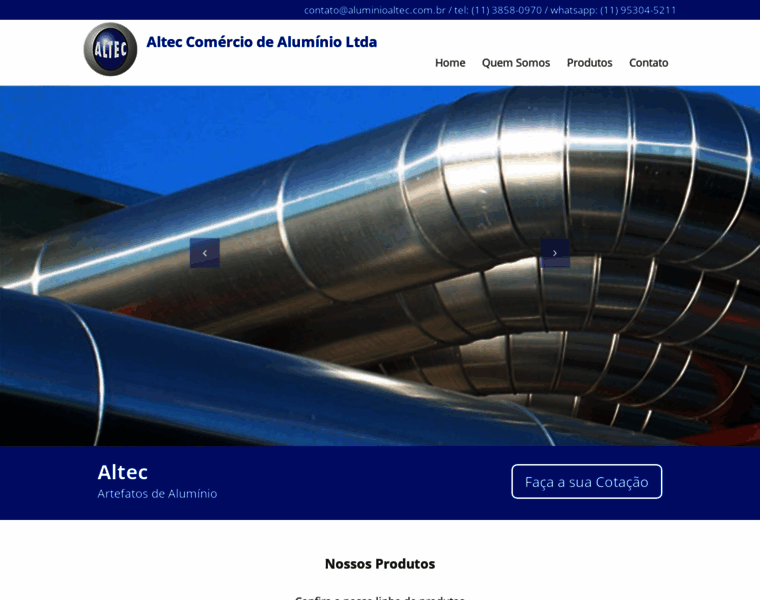 Aluminioaltec.com.br thumbnail