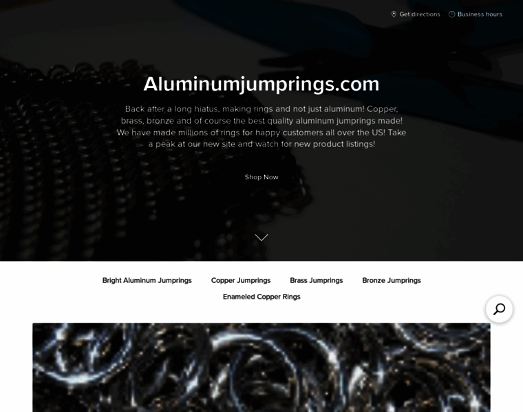 Aluminumjumprings.com thumbnail