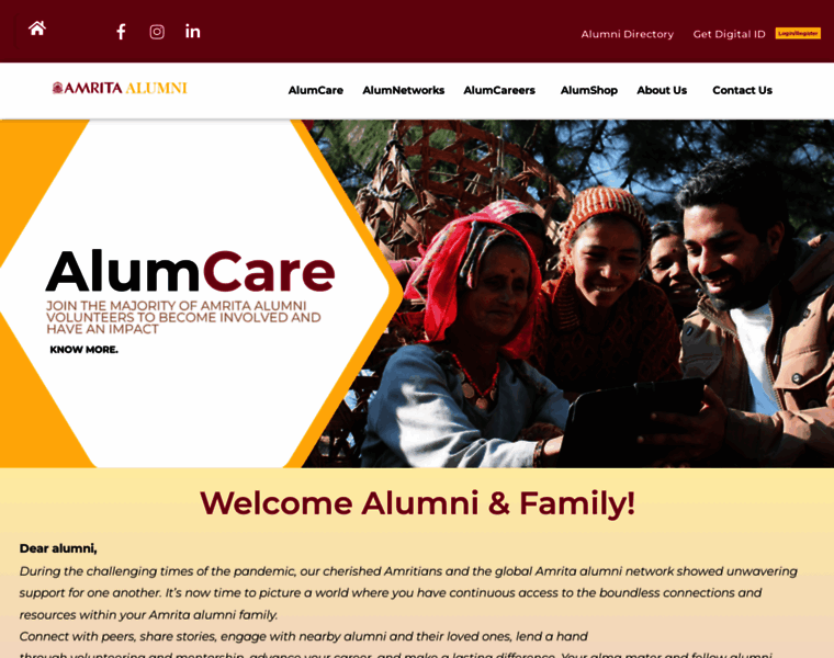 Alumni.amrita.edu thumbnail