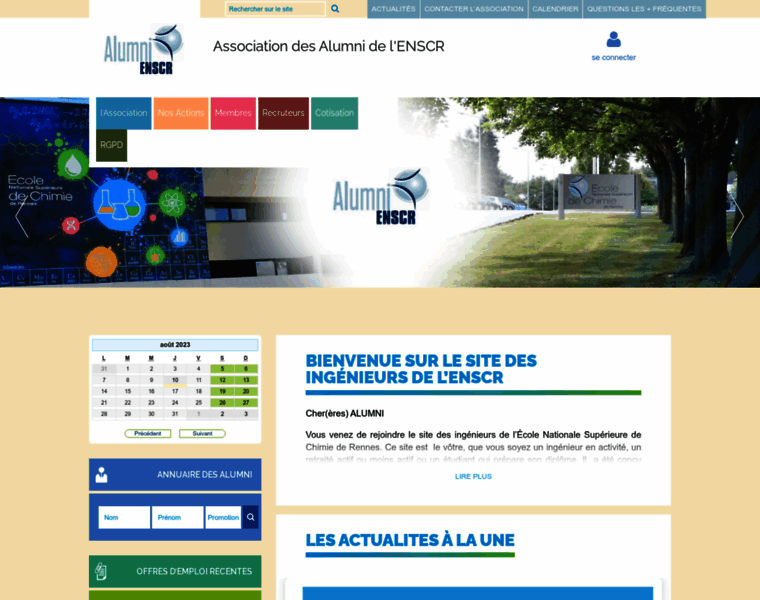 Alumni.ensc-rennes.fr thumbnail