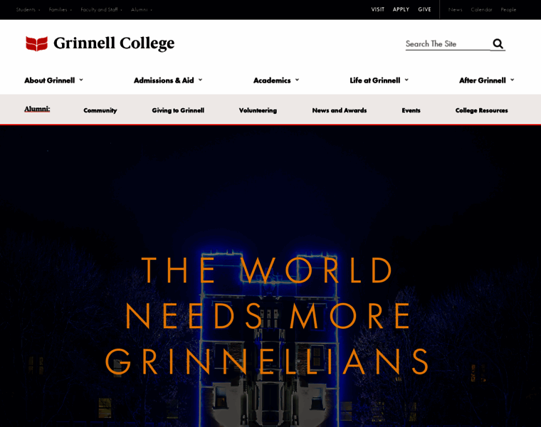 Alumni.grinnell.edu thumbnail