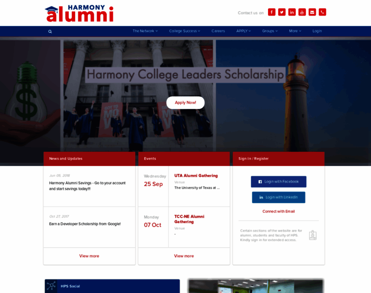 Alumni.harmonytx.org thumbnail