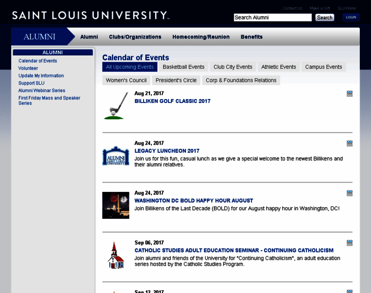 Alumni.slu.edu thumbnail