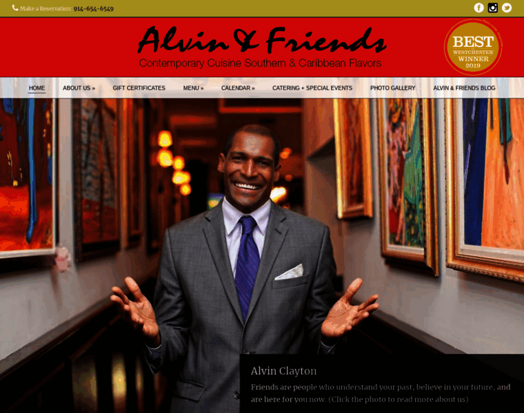Alvinandfriendsrestaurant.com thumbnail