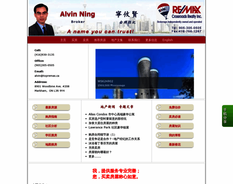 Alvinning.com thumbnail
