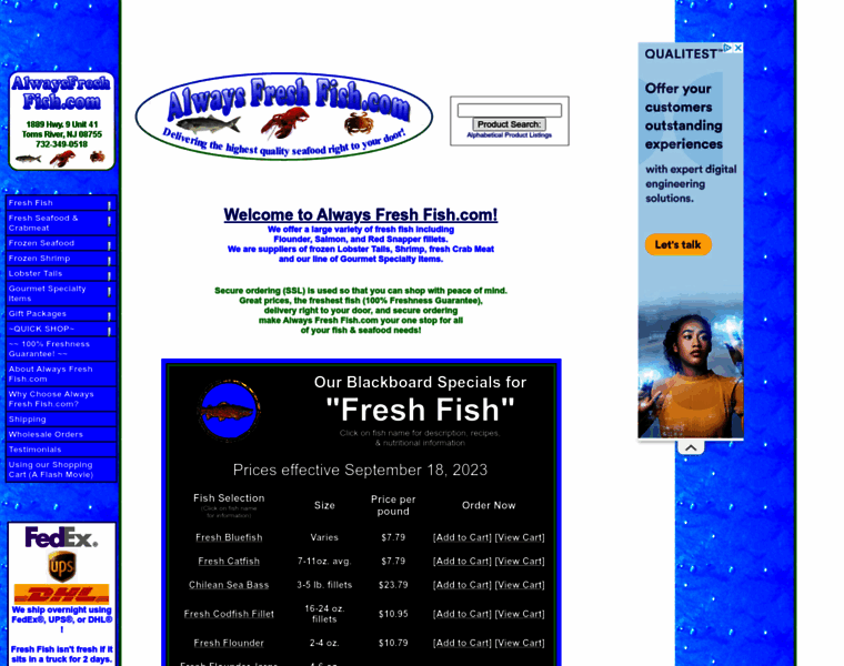 Alwaysfreshfish.com thumbnail