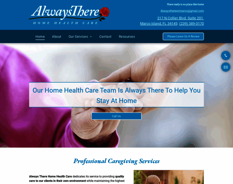 Alwaystherehomehealthcare.com thumbnail