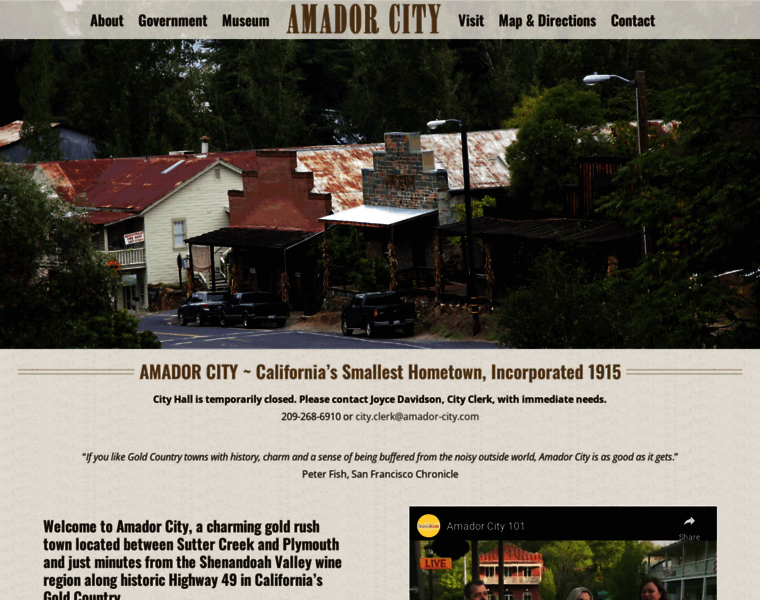 Amador-city.com thumbnail