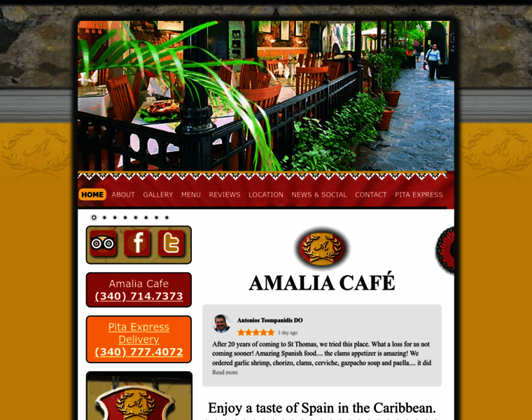 Amaliacafe.com thumbnail