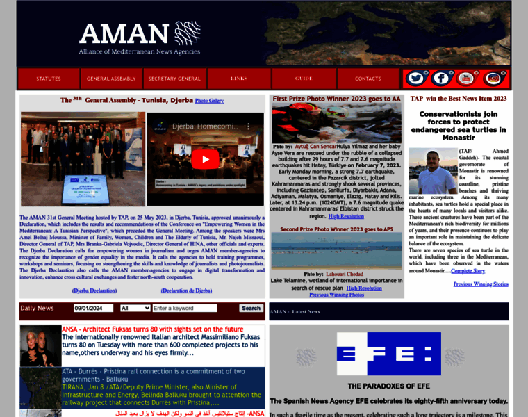 Aman-alliance.org thumbnail