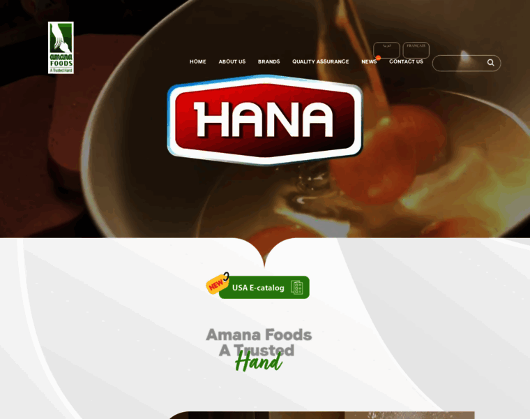 Amana-foods.com thumbnail