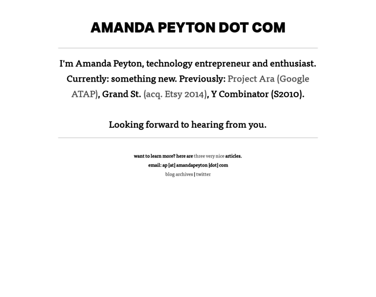 Amandapeyton.com thumbnail