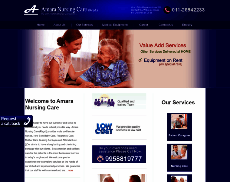 Amaranursingcare.com thumbnail