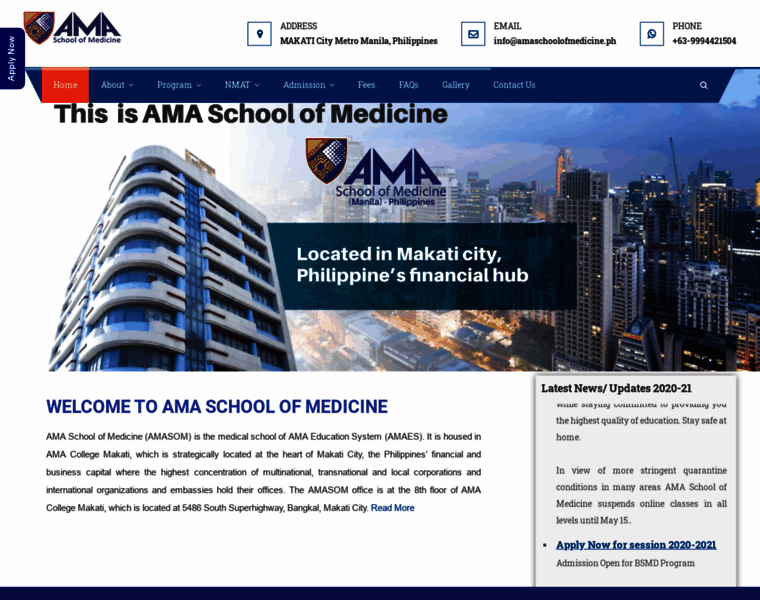 Amaschoolofmedicine.ph thumbnail