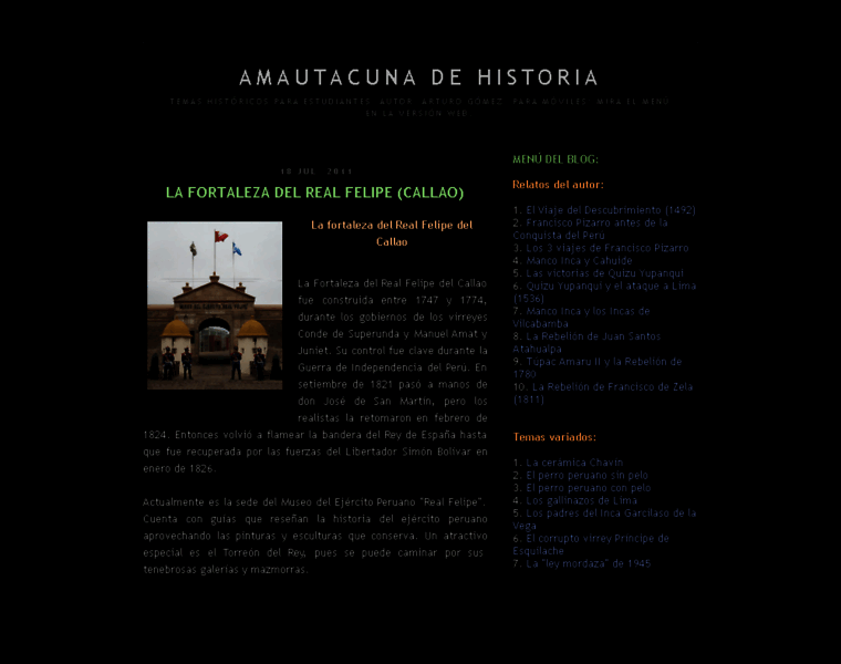Amautacunadehistoria.com thumbnail