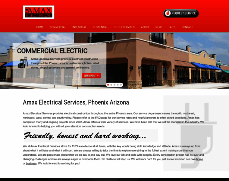 Amaxelectricalservices.com thumbnail