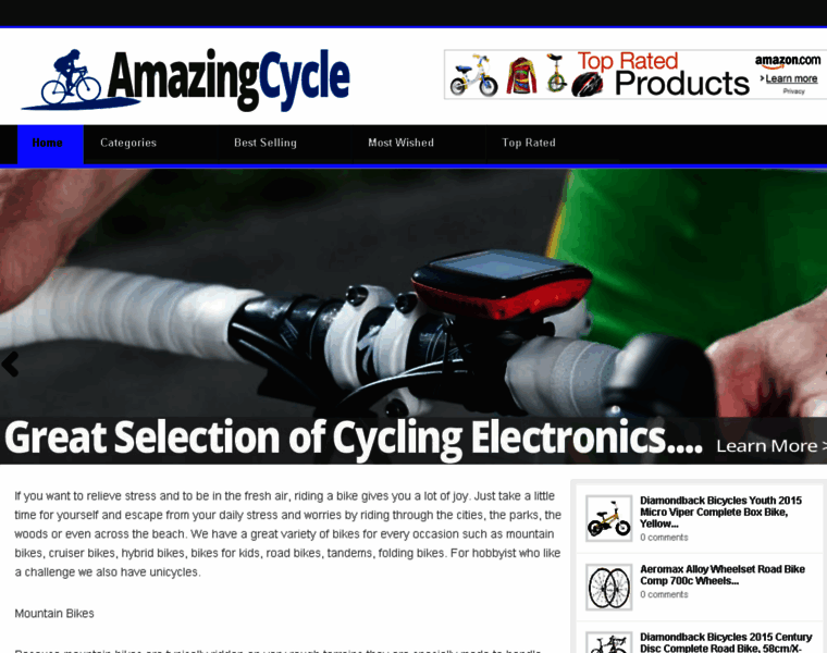 Amazingcycle.com thumbnail