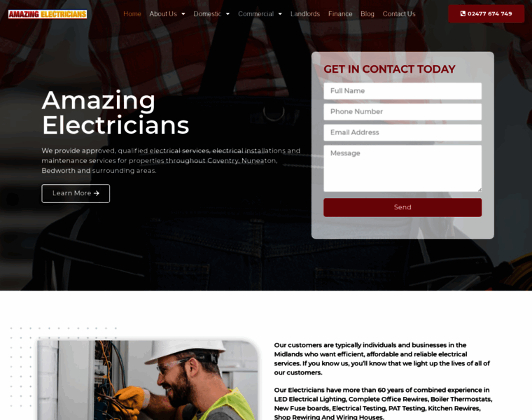 Amazingelectricians.co.uk thumbnail