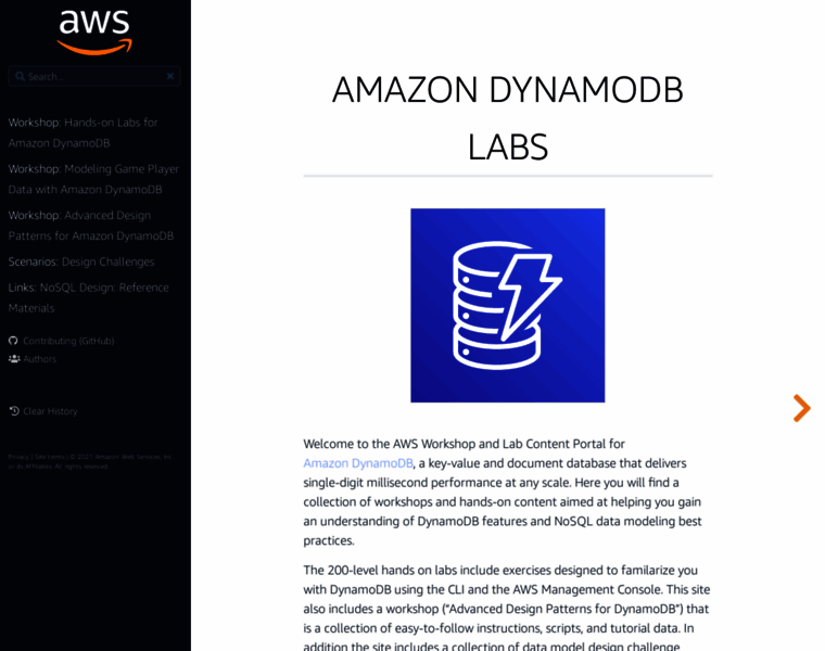 Amazon-dynamodb-labs.com thumbnail
