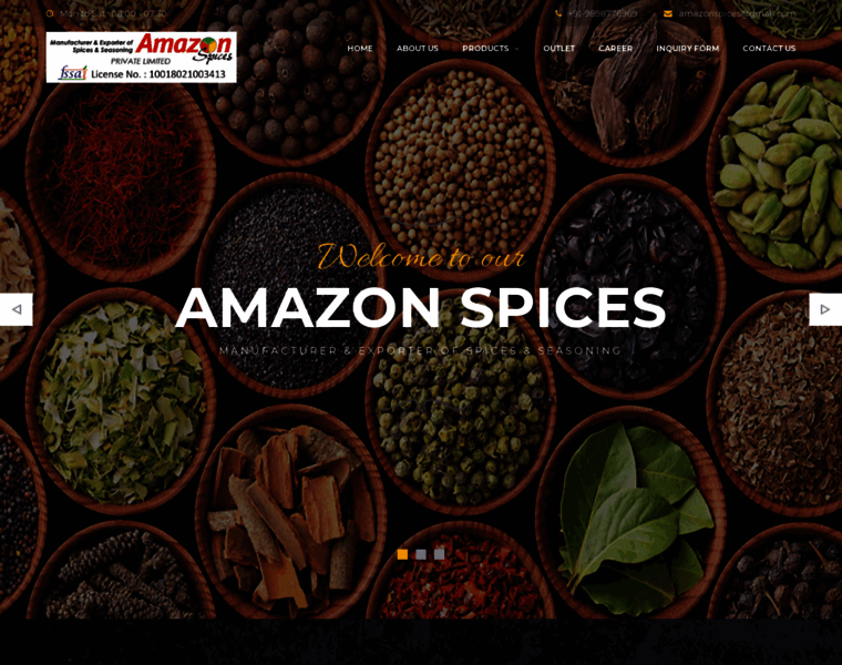 Amazonspices.in thumbnail