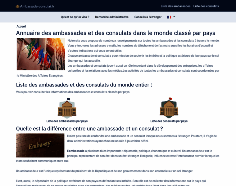 Ambassade-consulat.fr thumbnail