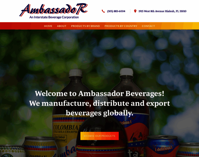 Ambassadorbeverages.com thumbnail