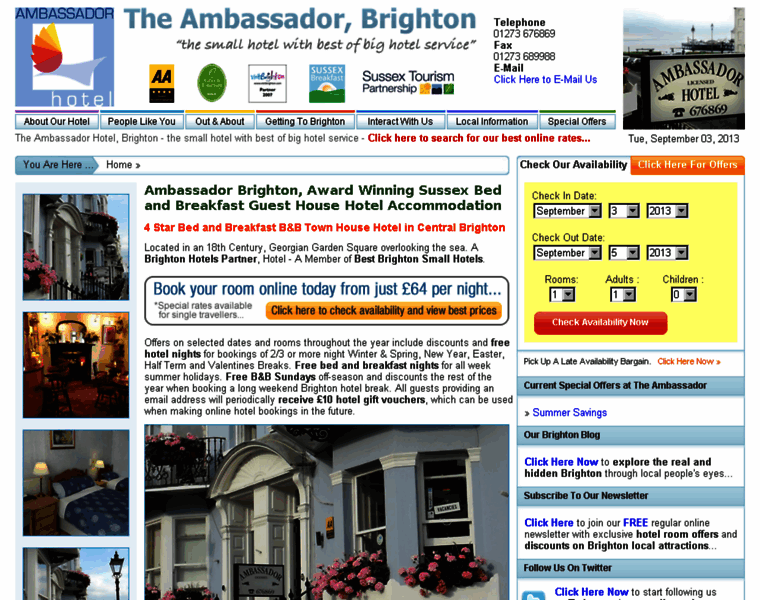 Ambassadorbrighton.co.uk thumbnail