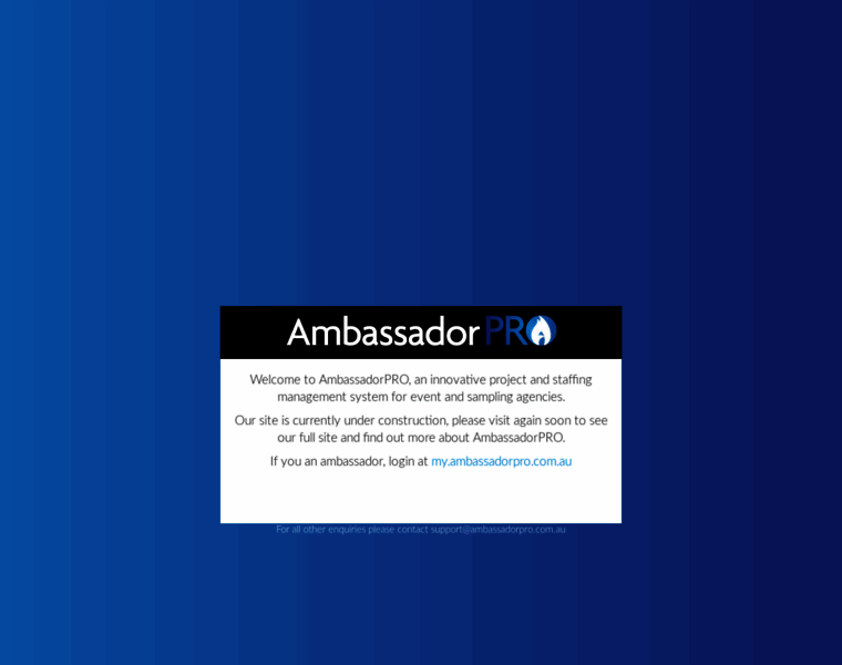 Ambassadorpro.com.au thumbnail