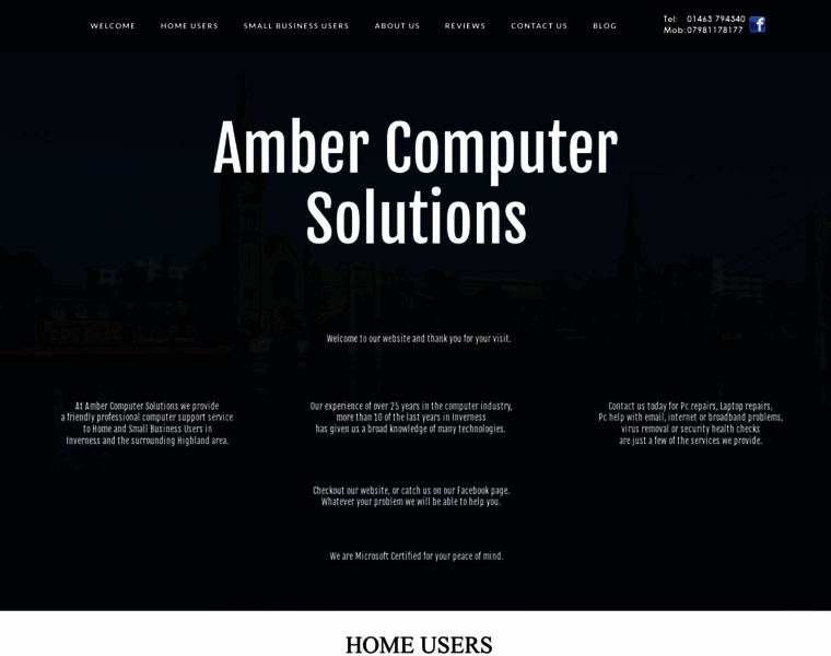 Ambercomputersolutions.co.uk thumbnail