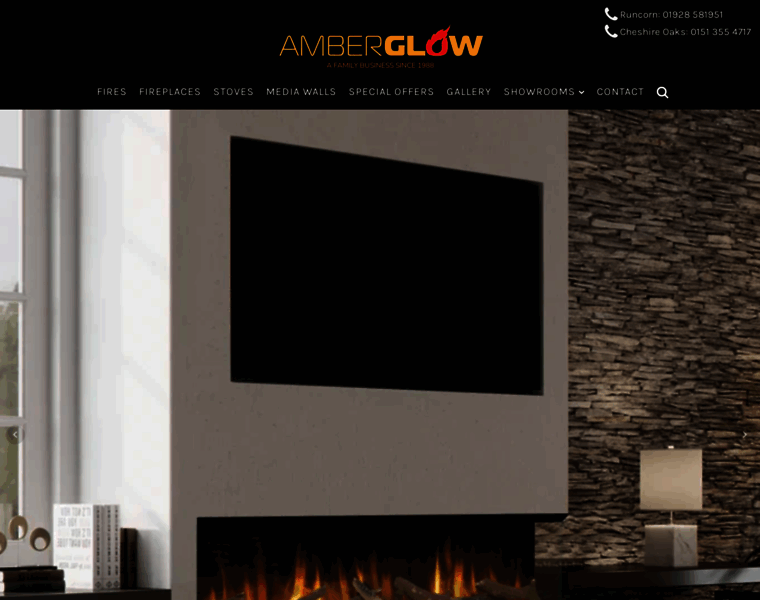 Amberglowfireplaces.co.uk thumbnail