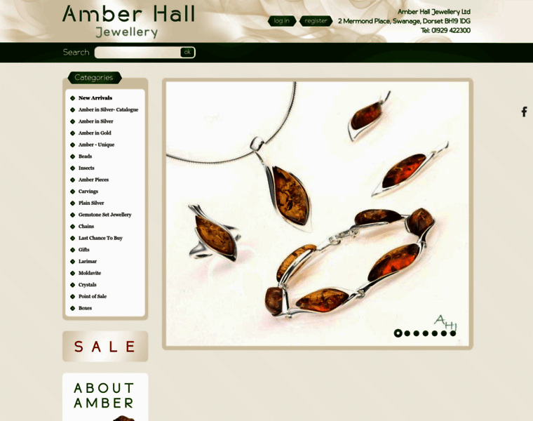 Amberhall.com thumbnail