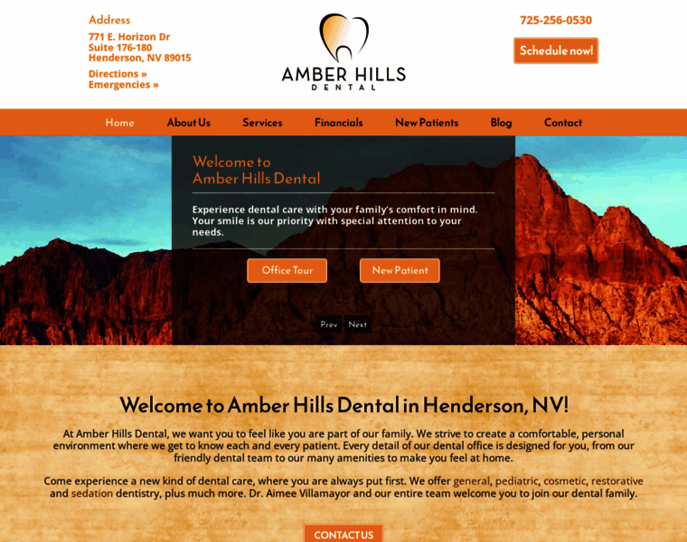Amberhillsdental.com thumbnail