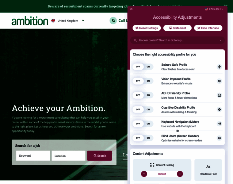 Ambition.co.uk thumbnail