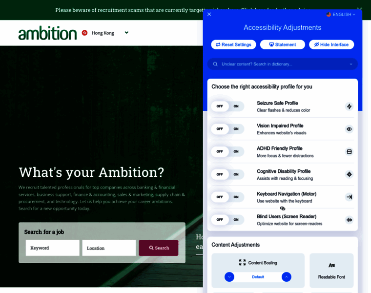Ambition.com.hk thumbnail