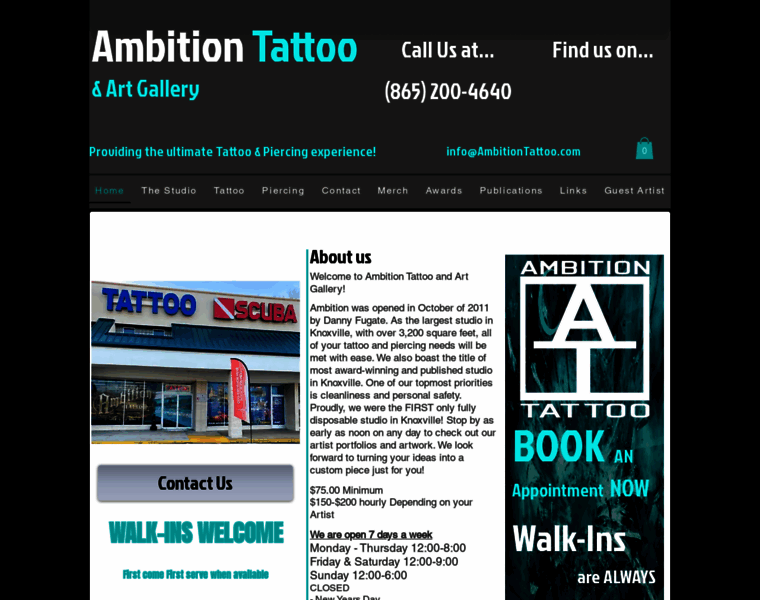 Ambitiontattoo.com thumbnail