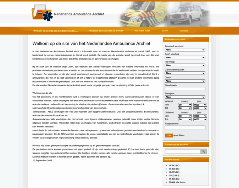 Ambulancearchief.nl thumbnail